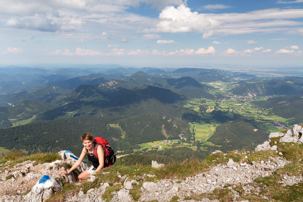 Dass wir mit der Schneebergbahn hinaufgefahren sind, muss doch niemand wissen ;-)