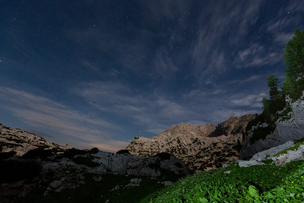 DIE FOTOFÜCHSE Foto Locations Salzkammergut. Auch des Nachts bietet das Rotgschirr ein eindrucksvolles Fotomotiv.