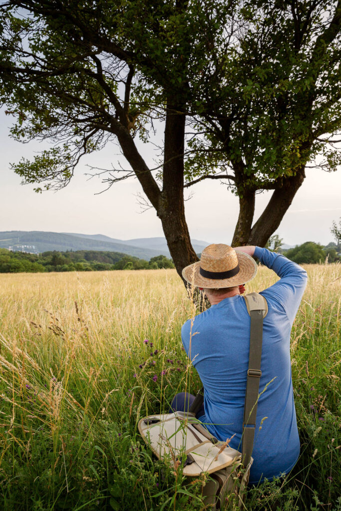Von der Jubiläumswarte und der Steinhofgründe haben wir weitere Panoramablicke, die wir mit urbaner Natur auf Bild bannen.