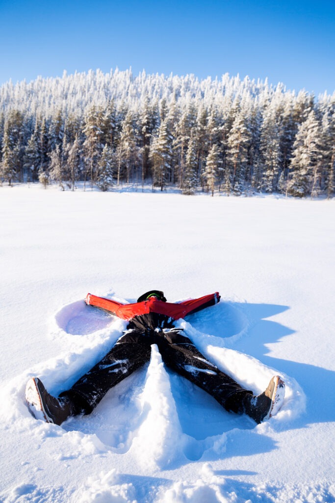 Fotoreise Finnland Überblick: Konzentriere dich aufs Fotografieren und auf Schnee-Engel-Malen. Den Rest haben wir für dich erledigt.